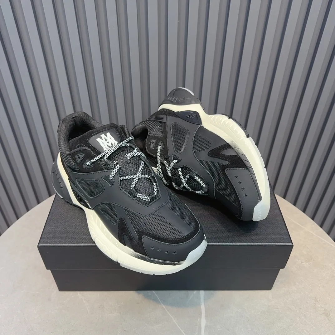 Men's shoes💰740💰 AMIRI AMIRI trendy brand hot sale🔥 Available all year round✅Couples💑 Official website synchronized Imported fabrics 1⃣️ratio 1⃣️Re-engraved, original factory special original sole, 35-45 (38.45. Non-refundable)